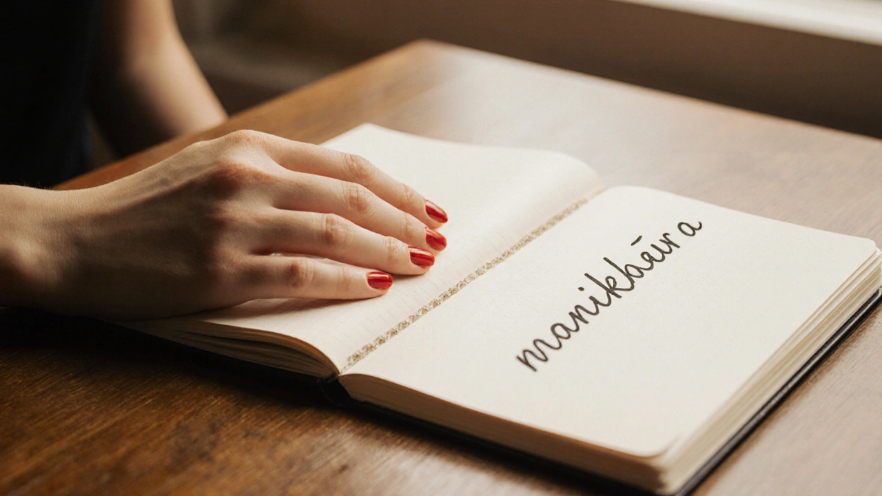 Jak se píše po slově manikúra?