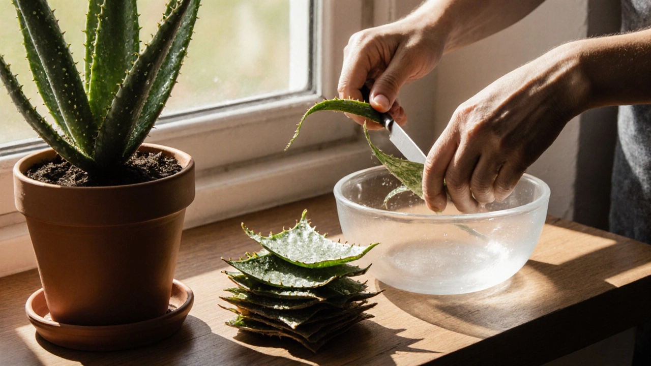 Jak udělat šťávu z aloe vera pro pleť - krok za krokem