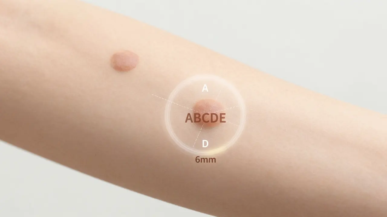 Jak vypadá špatně znaménko? Varovné signály a pravidlo ABCDE