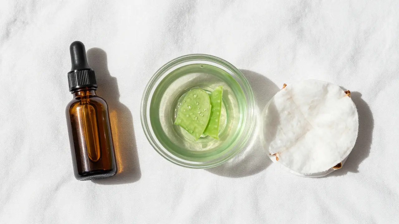 Aloe vera a přírodní oleje pro péči o pleť