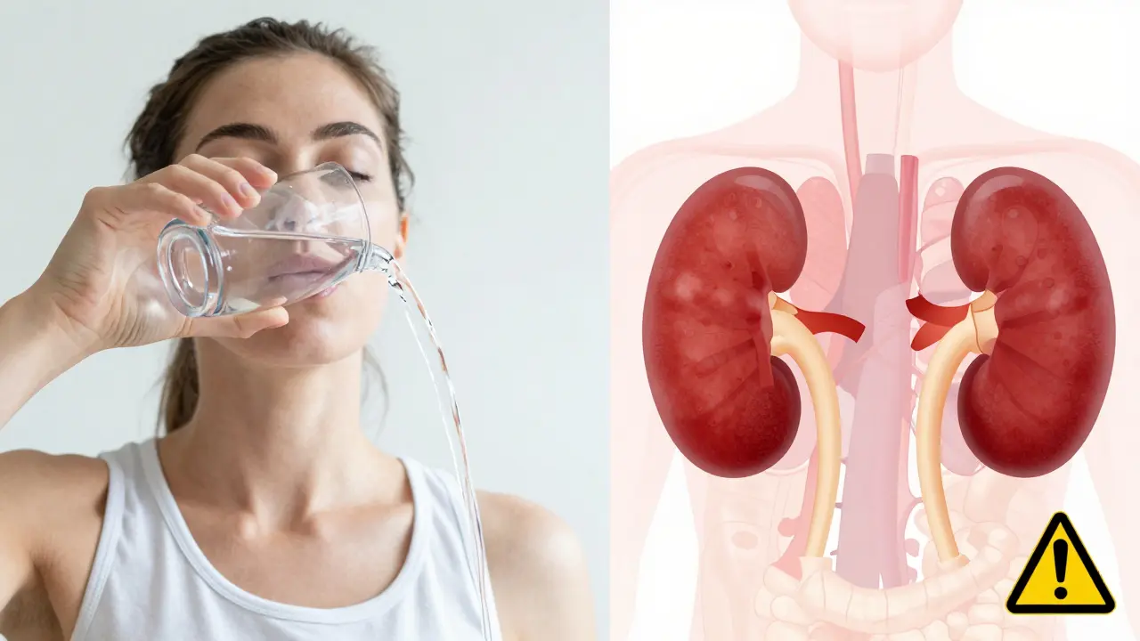 Kontrast mezi zdravým vylučováním a riziky předávkování vitamínem C